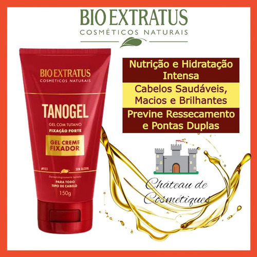 Tanogel Radical Fixação Forte Gel Com Tutano Bio Extratus