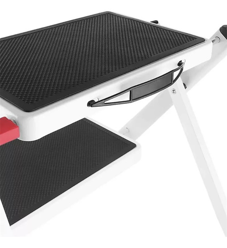 Escalera Multiuso Plegable 2 Peldaños Ultra Compacta