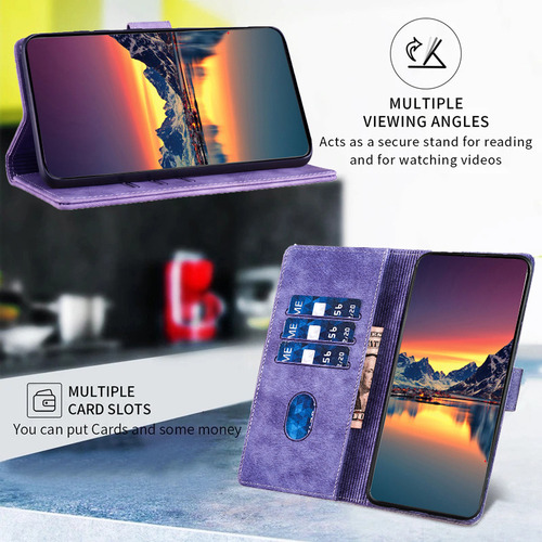 Funda De Teléfono De Cuero Para Samsung Galaxy A53 A33 A23 A