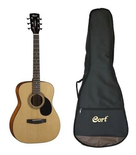 Guitarra Acústica Cort Af-510 Op Con Funda De Regalo