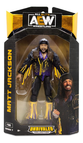 Matt Jackson Aew Unrivaled Series 7 #56 Jazwares 6.5 Pulg.