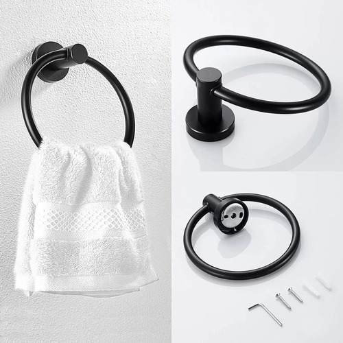Set Hardware Baño Anillo Toalla Support Papel Higiénico