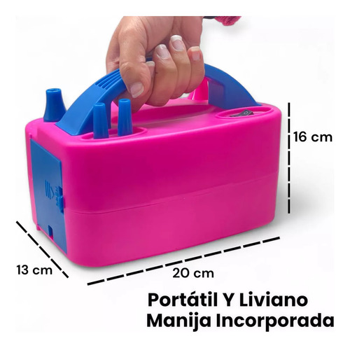 Maquina Para Inflar Globos Arco Inflador Globos 600w