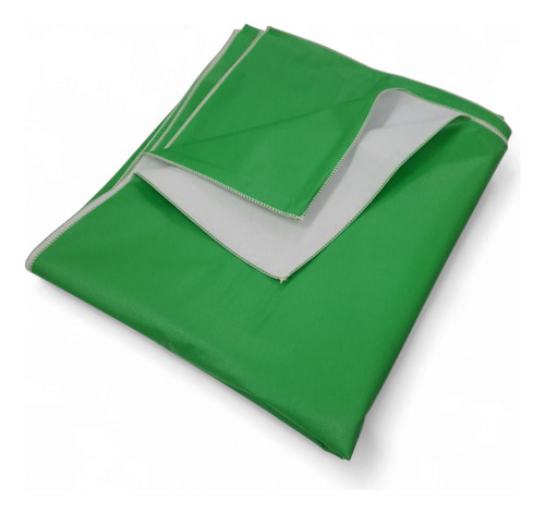 Mantel De Ecocuero Liso Impermeable 1,40 X 2,00 Mts Verde Beneton Liso