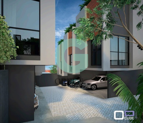 Imagem 4 de 14 de Incrível Casa Em Condomínio No Real Parque Com Vista Incrível Da Ponte Estaiada! 114 M2 Em 4 Pavimen - Gc3358
