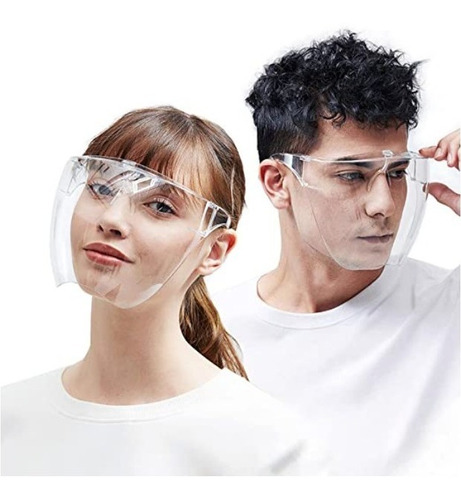 Careta Protectora Facial Transparente Tipo Lente Para Adulto
