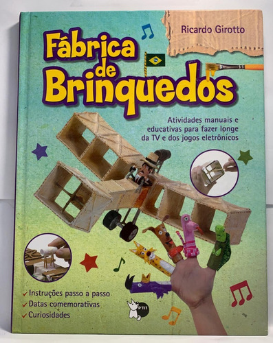 Livro Fábrica De Brinquedos Atividades Manuais 2016- Outlet