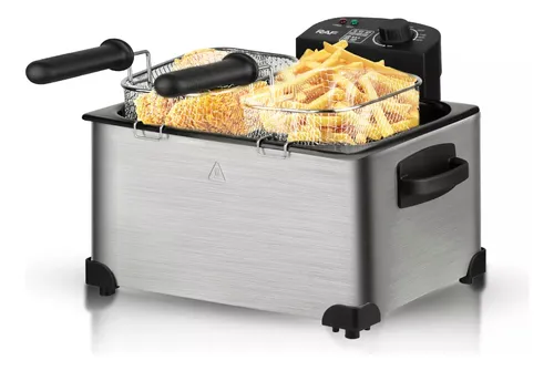 comprar Freidora Eléctrica De Aceite De 7.5l Acero Inoxidable Segura