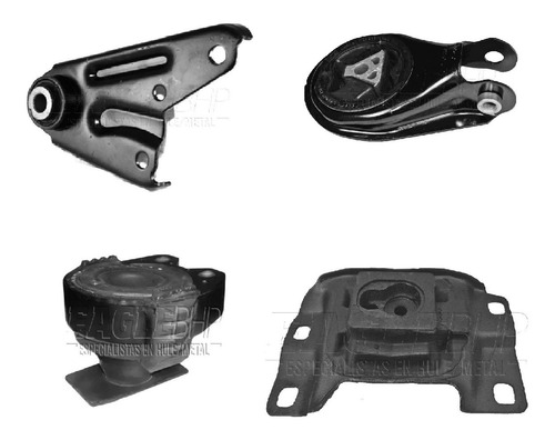 Kit 4 Soportes Motor Y Caja Mazda 3 2010 2.0 Eagle