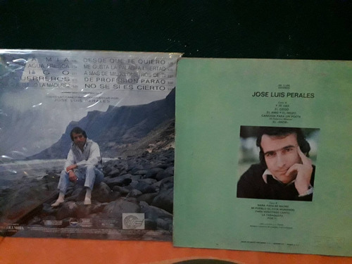 Lp Jose Luis Perales Para Vosotros Canto/sueño De Libertad (Usado)