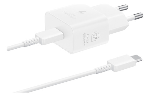 Cargador Original Samsung Gan De 25w Color Blanco