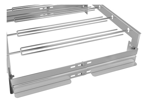 Giragrill Churrasqueira Em Inox P Pre-moldadas C 4 Espetos Kit 2004 S Original Giragrill
