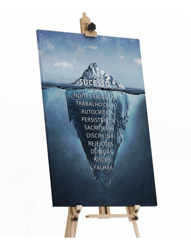 Quadro Decorativo Iceberg Do Sucesso Tamanho Grande 100x76