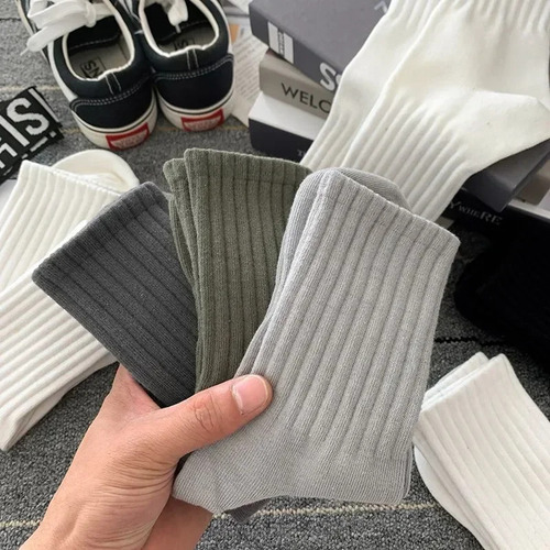 Ya 5 Pares De Calcetines Deportivos De Algodón Suaves Y