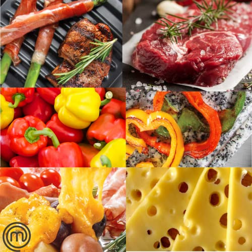 Masterchef Dual Queso Raclette W Antiadherente Placa De Parr