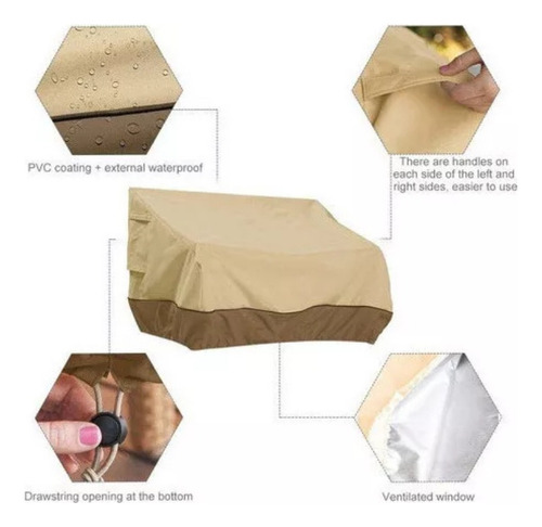 Capa Protetora Sofa Impermeável Para Moveis Externos Jardim