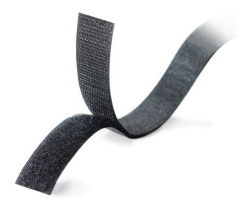 Imagen 1 de 9 de Abrojo Velcro Autoadhesivo Para Telas Rollo 60,9 X 1,9 Cm