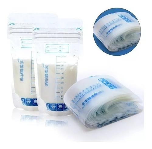 Pack De 60 Bolsas Almacenamiento De Leche Materna 250ml