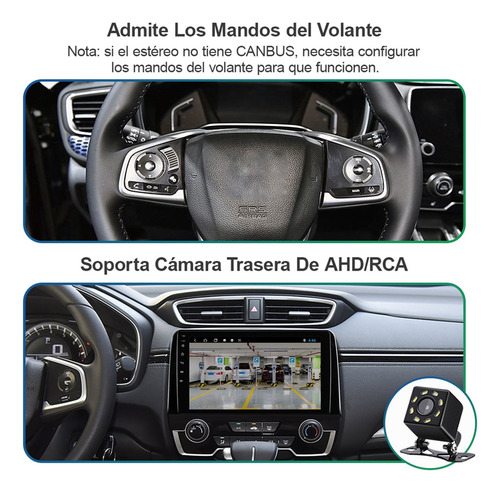 Estéreo Carplay Para Honda Crv 2017-2020 Cámara Gps Fm Bt