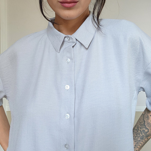 Camisa Oversized Vade Retro Mujer - Casual Elegante