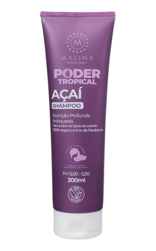 Shampoo Poder Tropical Açaí Malina