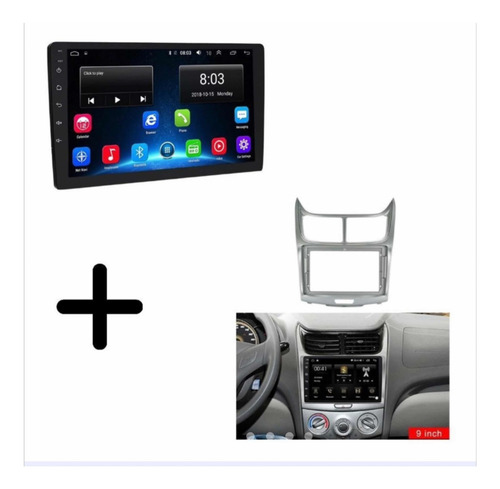 Radio Auto Android 9 2gb 32gb Ram + Bisel Chevrolet Sail