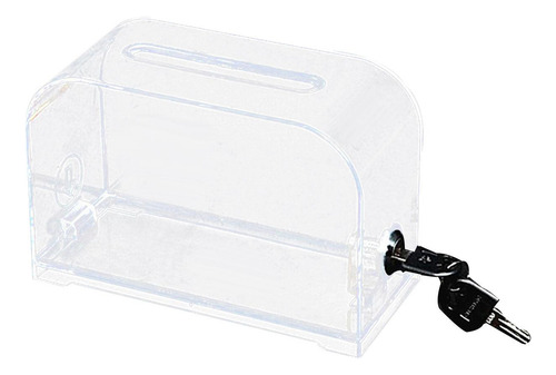 Caja De Donación De Acrílico Contenedor De