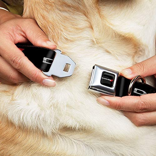 Collar Para Perro Con Hebilla Para Cinturón De Seguridad Red
