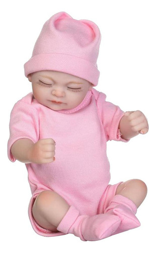 26 Cm Suave Silicona Bebé Recién Nacido Bebé Muñeca En