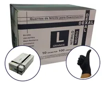 Comprar Guantes De Nitrilo Descartables Negro Cajon X1000 Xs S M L