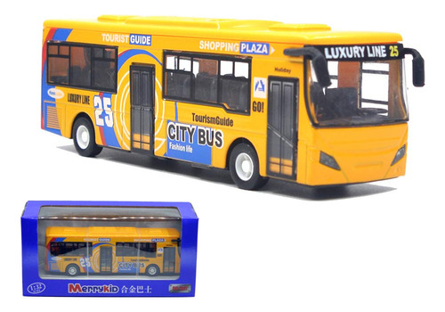 Ailejia City Double Decker Bus Toy Die Cast - Vehculos De Tr