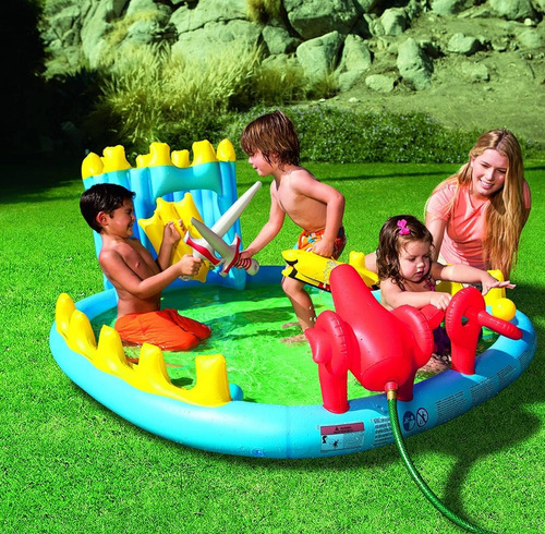 Pileta Inflable Castillo Bebe 1.86x150x68cm Bestway 52169