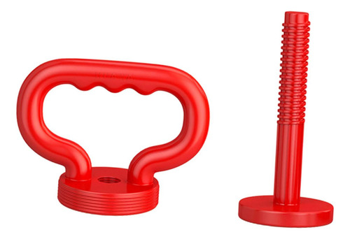 Conversor De Kettlebell Ajustável Dumbbell Vermelho