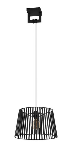 Lámpara Colgante Bogota Acero Negro 1x60w E27 390002
