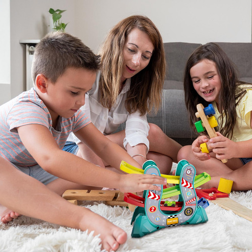 Carro De Coche Con Pista De Deslizamiento R Para Niños, Para