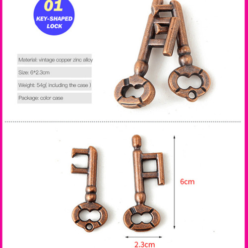 Educational Science Toys Magic Lock Unlock Fine Abc Lock