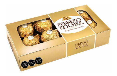 Ferrero Rocher Chocolate X8 Bombones Caja