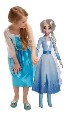 Boneca Elsa Frozen 2 Disney Gigante Grande 55 Cm - Alfabay - Cubo Mágico -  Quebra Cabeças - A loja de Profissionais e Colecionadores!