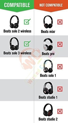 Wicked Cushions Beats Solo 2 Reemplazo De Almohadilla Para E