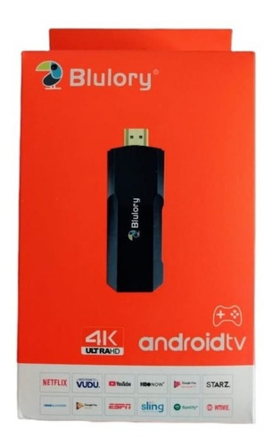 Tv Stick Blulory 4k, 60fps Stick Global Android 10 Smart Tv