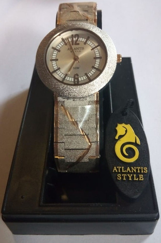 Relógio Atlantis C708g Prata Feminino Novo Envio Já