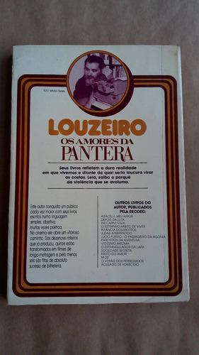 Livro Os Amores Da Pantera (Usado)