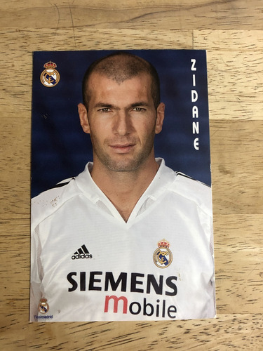 Mundial Qatar Postal Zidane Real Madrid 2006 De Colección