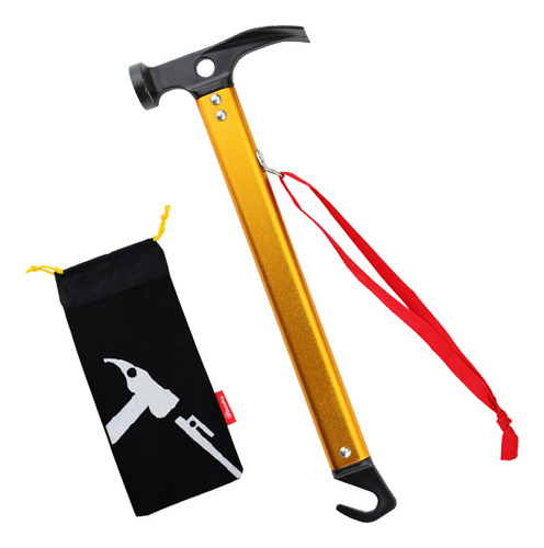 Jeelad Tent Hammer Camping Hammer Aluminio Multiusos Accesor