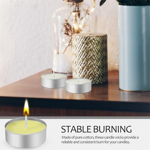 150 Tazas De Aluminio Para Velas De Té, Latas De Metal Para