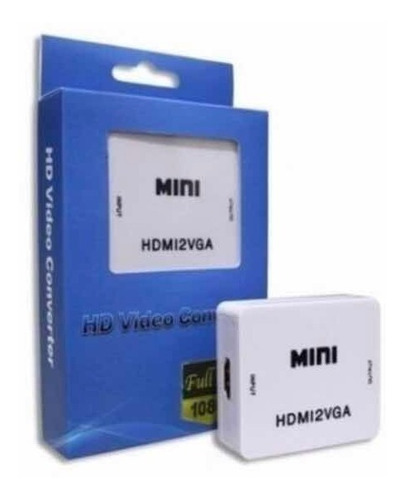 Conversor De Vga A Hdmi Con Audio Analógico A Digital Co3