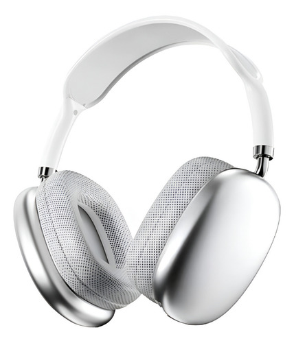 Fone De Ouvido Bluetooth Sem Fio P9 Ergonômico Cor Prateado