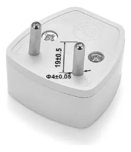 Adaptador De Enchufe Genérica Americano A Europeo 220v - Pack X 5 Unidades