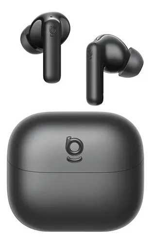 Fones de Ouvido Baseus Bp1 Ultra Anc Adaptativo 55db Ldac Bt 6.0 Hi-Res Driver Duplo 65h 6 Microfones iA Chamadas Nítidas iP 55 Cor Preto
