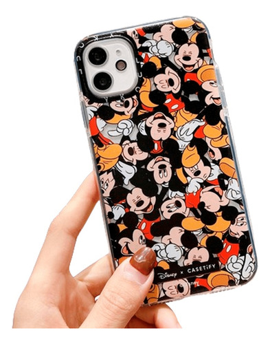 Capa Capinha Para iPhone XS Max Mickey Transparente